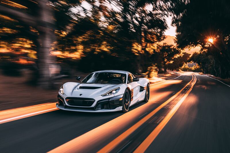 The Rimac Nevera can get from 0-100kph in 1.81 seconds. All photos: Rimac