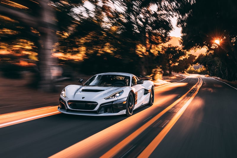 The Rimac Nevera can get from 0-100kph in 1.81 seconds. All photos: Rimac