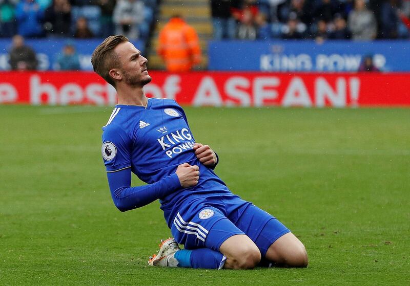 Centre midfield: James Maddison (Leicester City) – The set-piece specialist scored a fine free kick and helped unlock Huddersfield after the visitors took a surprise lead. Reuters