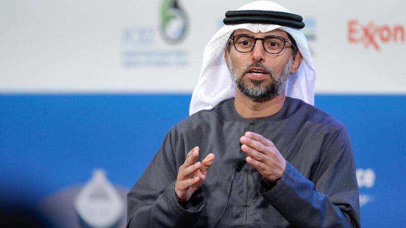 Suhail Al Mazrouei, the UAE’s Minister of Energy and Infrastructure. Victor Besa / The National