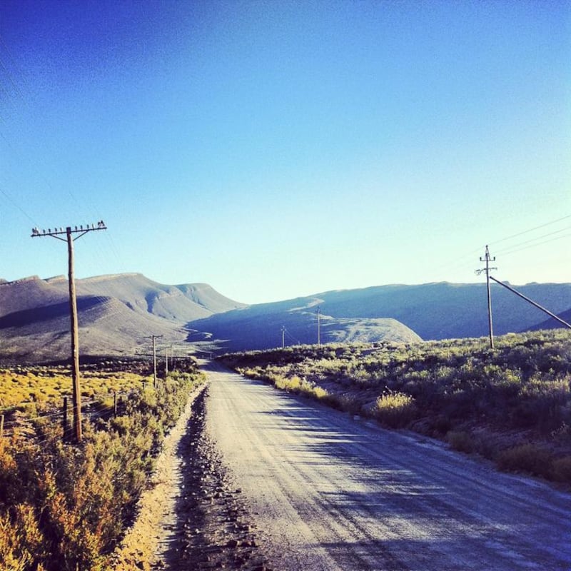 A dirt road outside Cape Town leads into the hills ready for exploration. Antonie Robertson