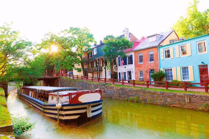 The scenic towpath of the Chesapeake and Ohio Canal, which runs through Georgetown, makes for a wonderful walk. Natureworld 