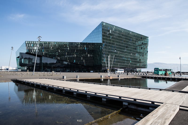 Harpa Concert Hall in Reykjavik, Iceland. Getty Images