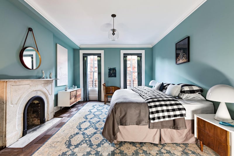 The master bedroom at 123 East 10th Street. Photo: Nina Poon / Sotheby's International Realty 