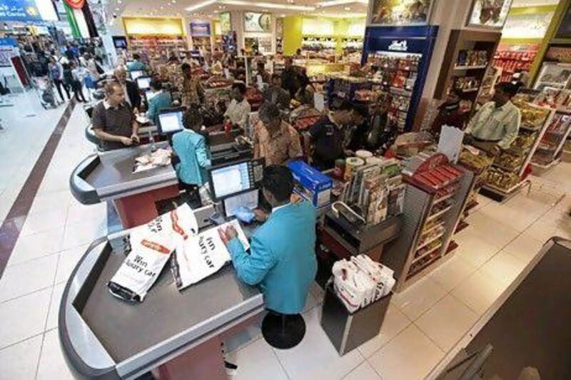 Dubai Duty Free recorded more than 22.4 million sales transactions. Jeff Topping / The National