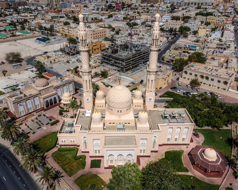 'Come to prayer, come to success (taken from the Azaan)'; a photo of Jumeirah Mosque, by Adnan Nisar