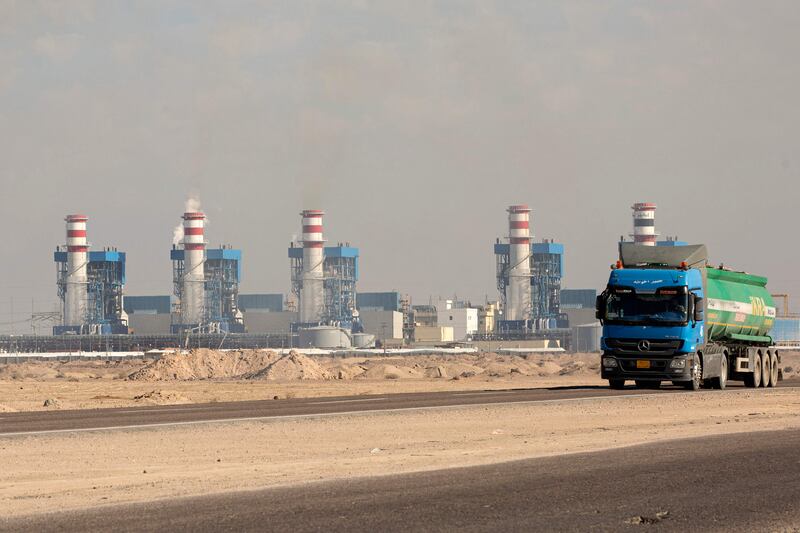 The Rumaila oilfield near Iraq's southern port city of Basra. AFP