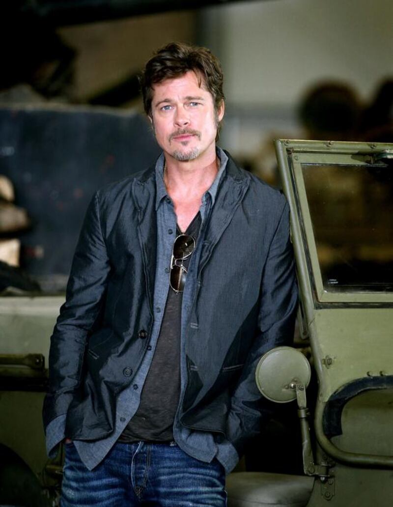 Brad Pitt is due to arrive in Abu Dhabi this month for filming on War Machine. Chris Jackson / Getty Images for Sony