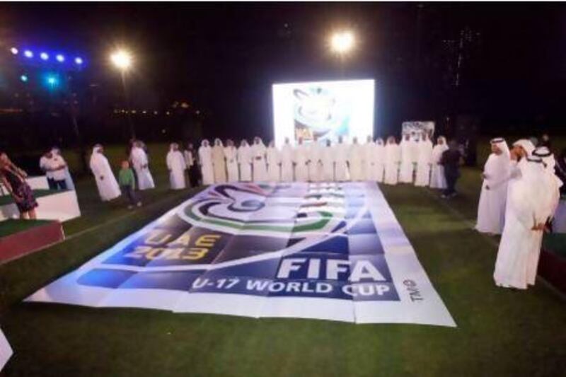 The official emblem launch for the Fifa Under 17 World Cup 2013, to be hosted by the UAE, took place on the grounds of Emirates Palace in Abu Dhabi.
