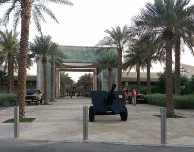 A canon is fired daily at Umm Al Emarat Park to signal the end of the fast during Ramadan. Photo: Umm Al Emarat Park