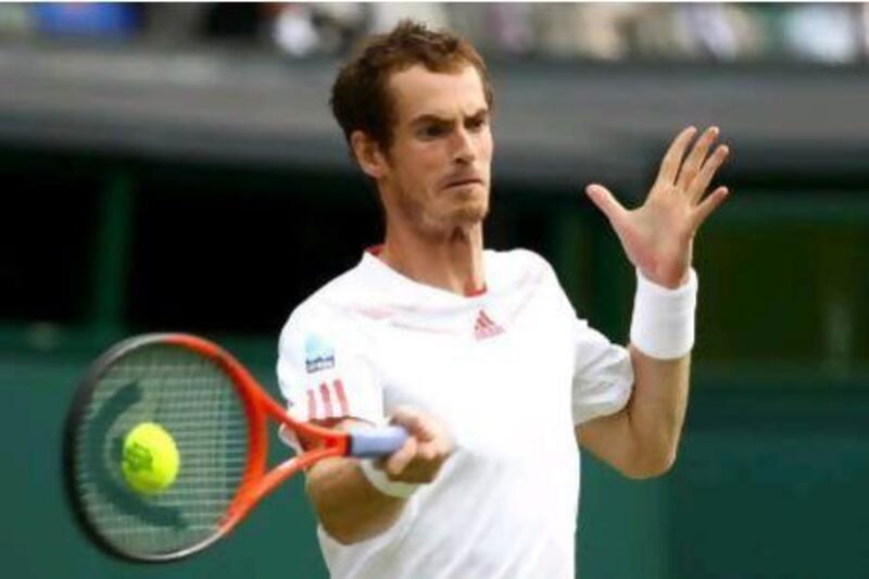 Andy Murray defeated David Ferrer in the Wimbledon quarter-finals.