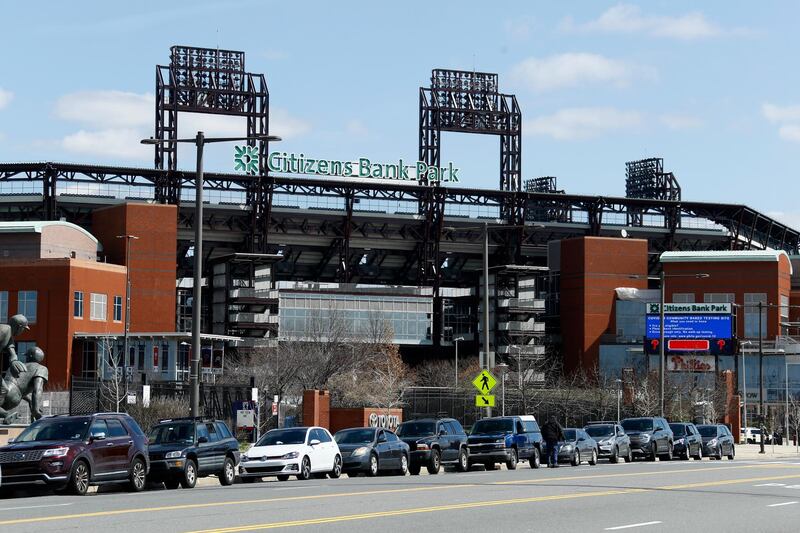 Citizens Bank Park, home of the Philadelphia Phillies, who have been valued at $2 billion. AP