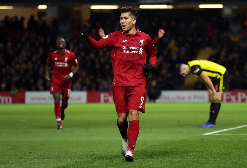 19 - Roberto Firmino, Liverpool. Getty Images