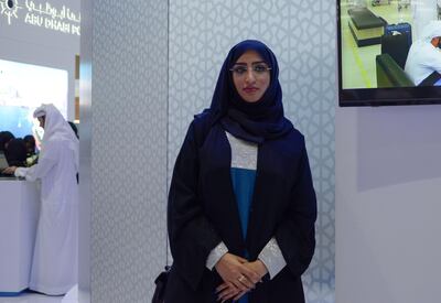 Abu Dhabi, United Arab Emirates - Fatima Al Zarooni, 25, friends in search of work at the Abu Dhabi Career Fair, which takes place at the Abu Dhabi National Exhibition Centre on January 29, 2018. (Khushnum Bhandari/ The National)

