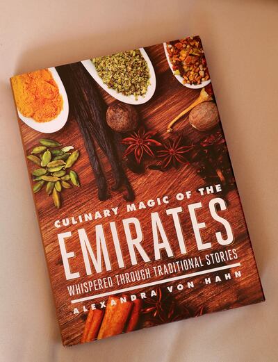 DUBAI , UNITED ARAB EMIRATES , December 8  ��� 2018 :- Culinary Magic of the Emirates cook book written by Alexandra Von Hahn in Dubai. ( Pawan Singh / The National ) For Arts & Life. Story by Hala Khalaf