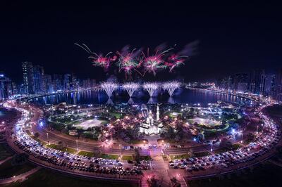 Mohamed Noufal's 'Glowing Sharjah' won first place in the Sharjah government open call. Courtesy Mohamed Noufal