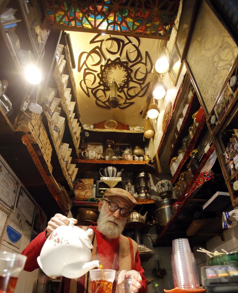 The 105-year-old teahouse attracts the attention of local and foreign tourists and traders.