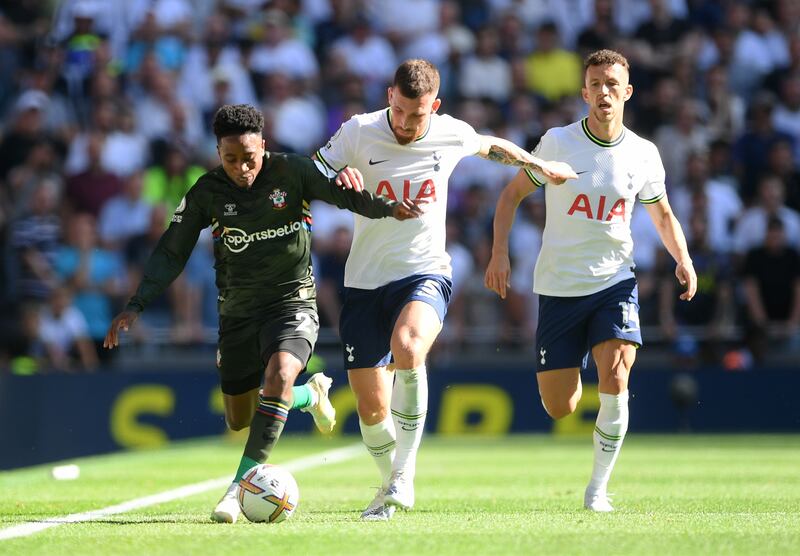 Kyle Walker-Peters – 6 Rendered helpless for Sessegnon’s equaliser by Kulusevski’s cross. Took a clattering from Sessegnon shortly after the goal and was finding his way back into the game when Dier scored. Generally tidy and energetic, but will rue losing his men for both first-half goals. Getty