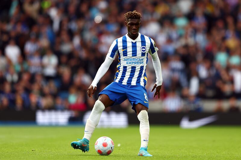 Yves Bissouma 7 - Pressed well when Manchester United advanced and made it difficult for them to play through Brighton’s midfield. Getty