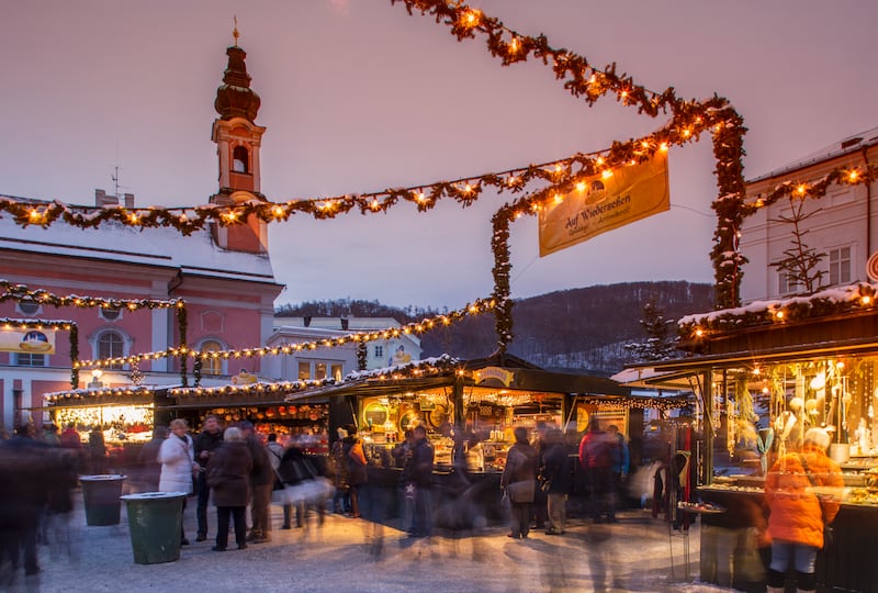 Salzburg's Christmas market dates back to the 15th century. Getty Images