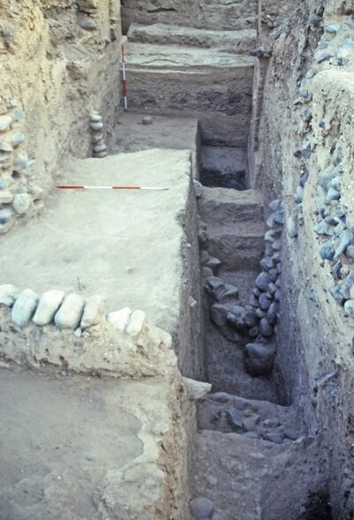 An excavation site in Kalba shows a link to the Early Bronze Age. Photo: Daniel Eddisford