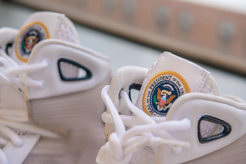 Sotheby's to offer President Barack Obama player exclusive Nike Hypderdunks. Courtesy Sotheby's