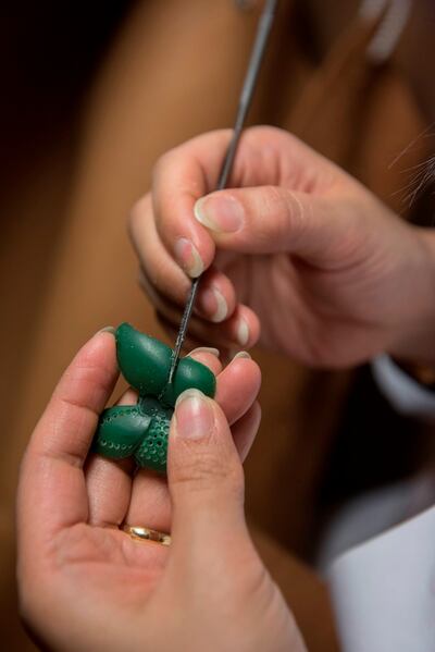 Visitors can participate in workshops on specialist jewellery-making techniques. Photo: Van Cleef & Arpels