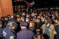 Which US universities have protests against the Israel-Gaza war?