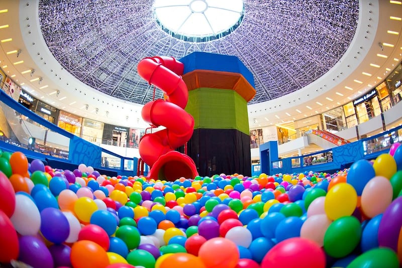 The Giant Ball Pit has returned to Dubai Marina Mall and will be opened until July 31.