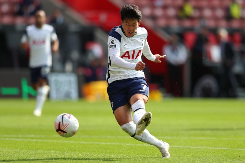 Son Heung-min 9: Four goals, two with his left, two with his right. Blistering once breaking lines, clinical in front of goal. That’s 10 in 11 against Southampton. Bale who? AFP
