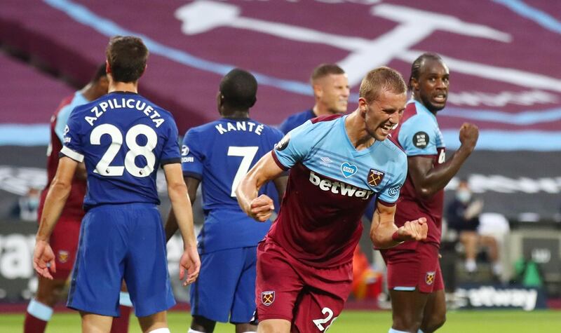 Tomas Soucek – 8. Second time lucky for the Czech who saw his first goal harshly cancelled by VAR before heading home West Ham’s equaliser. EPA