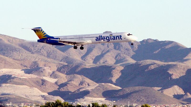 Allegiant Air operates in the US and is North America's 14th biggest airline. AFP