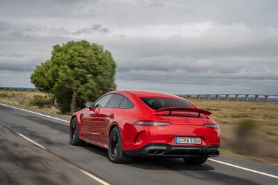 Mercedes-AMG GT 63 S E Performance will be available in the UAE in Q4. Photo: Mercedes-AMG 