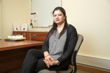 Dr Sarah Khan is the primary investigator author of a study that assesses how well Emirati women are able to recognise symptoms of cardiovascular diseases. Antonie Robertson / The National