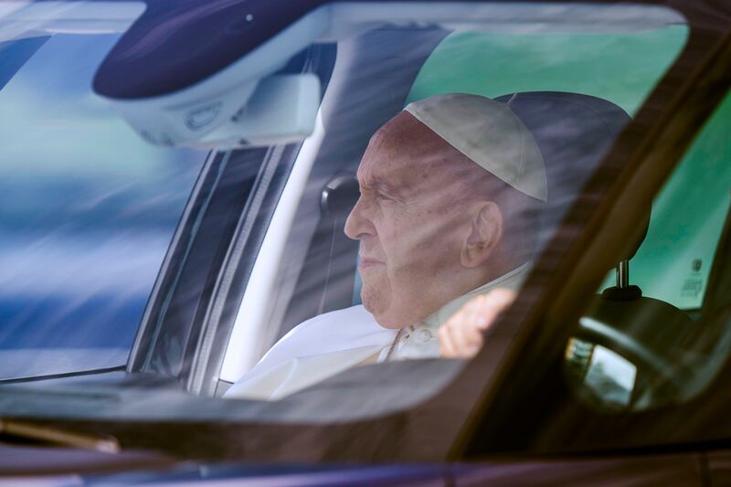 The leader of the world's Catholics left Rome to make a two-day visit, marking his 44th Apostolic Journey abroad, to Marseille. AP