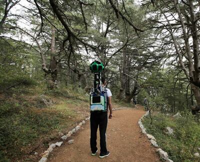 The "Trekker" used to capture Lebanon's Special Collects. Google