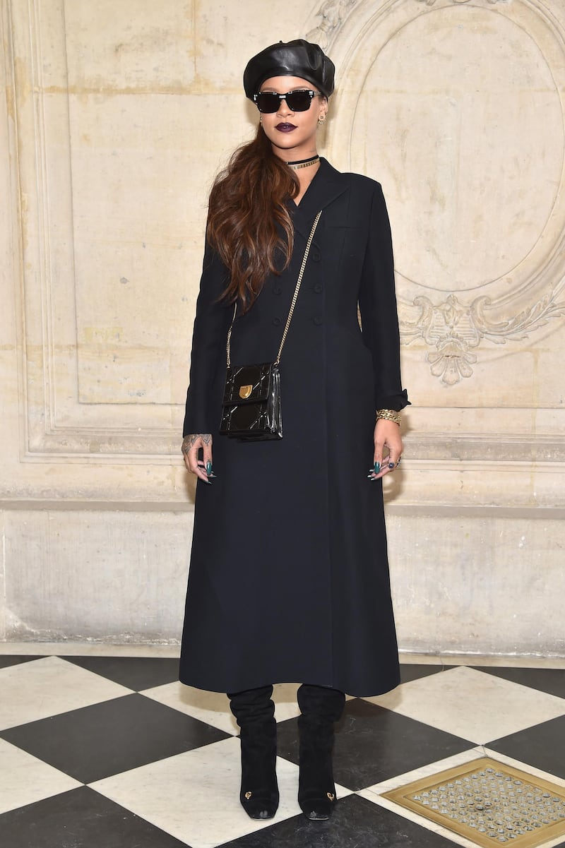 PARIS, FRANCE - MARCH 03:  Rihanna attends the Christian Dior show as part of the Paris Fashion Week Womenswear Fall/Winter 2017/2018 at Musee Rodin on March 3, 2017 in Paris, France.  (Photo by Pascal Le Segretain/Getty Images for Dior)