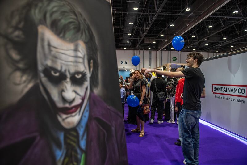 An artwork of Heath Ledger as The Joker 