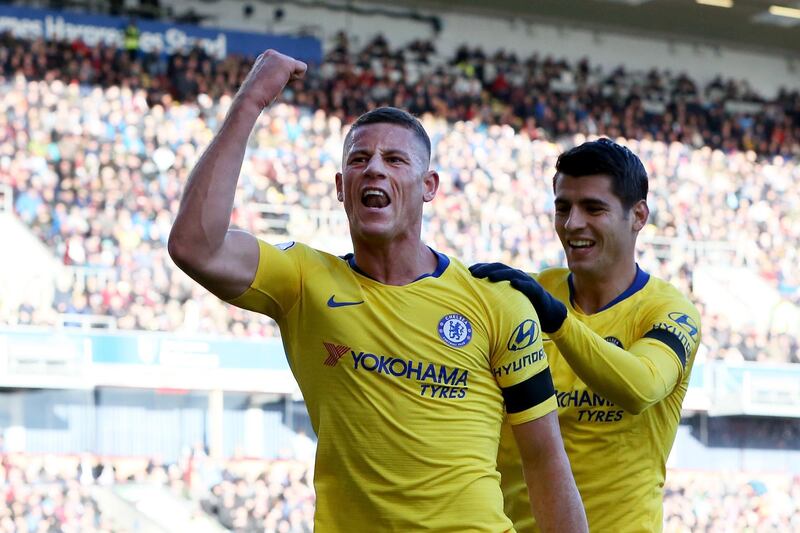 Centre midfield: Ross Barkley (Chelsea) – Scored for a third consecutive league game to show how he is starting to excel for Maurizio Sarri and to beat Burnley. Getty Images