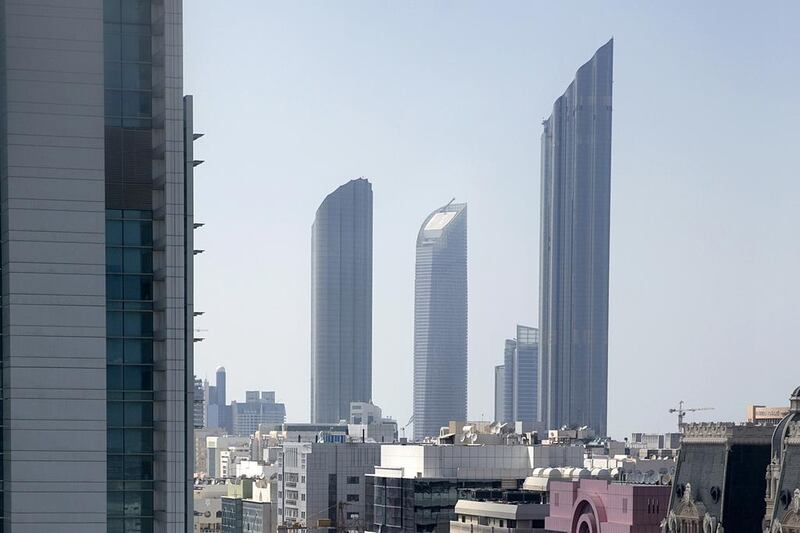 The WTC Residences (tower on the right) have been completed. Silvia Razgova / The National