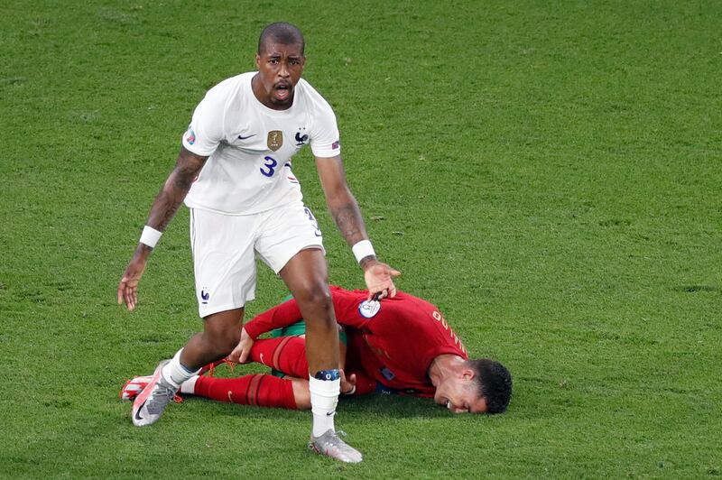 Presnel Kimpembe - 7, Made some good interventions in important positions, including one when Semedo could have got behind. Booked for a foul on Ronaldo. AFP