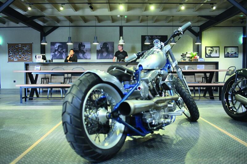 Cafe Rider Custom Motorcycles. Lee Hoagland/The National
