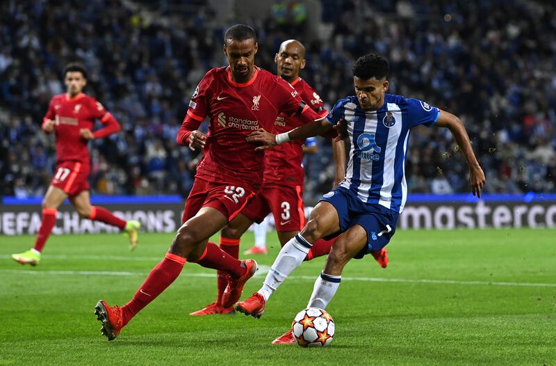 Joel Matip - 7: The centre back was untroubled by Porto’s attack. He used the ball well when in possession. Getty