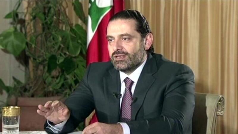 Despite the threat to his life, Mr Hariri has pledged to return to Lebanon.    Future TV via AP
