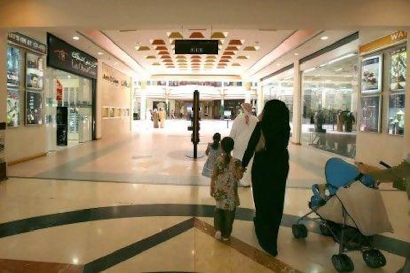 DUBAI, UNITED ARAB EMIRATES - April 26: Some of the stores at Wafi Mall in Dubai. (Pawan Singh / The National) For News. Story by Salam *** Local Caption *** PS18- WAFI.jpg