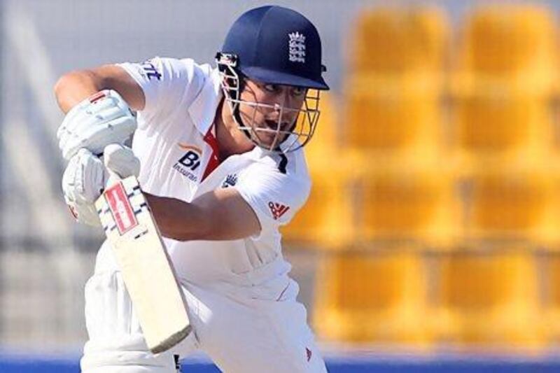 England's Alastair Cook. Satish Kumar / The National