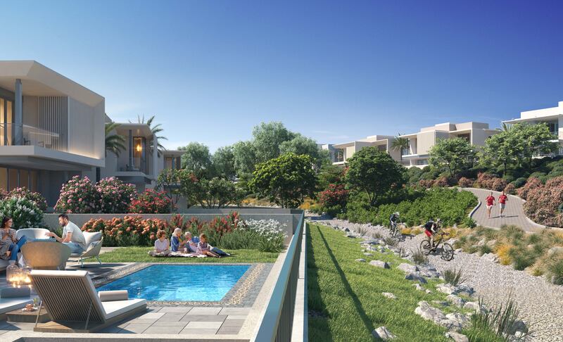 The first phase of four and five-bedroom villas is on sale from November 7. Photo: Nakheel