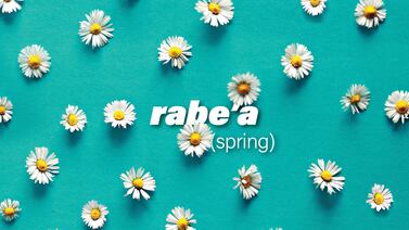 The Arabic word for spring, rabe'a, is also the name of two of the months from the Islamic calendar. The National