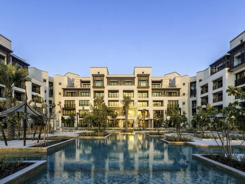 The adults-only pool at Jumeirah Al Naseem. Courtesy Jumeirah