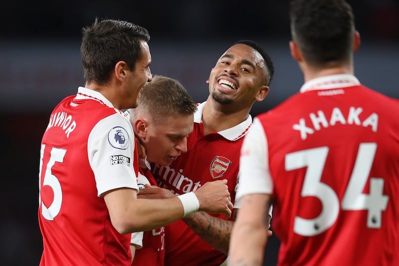 Jakub Kiwior - 7. Stopped a Mudryk run with an impressive interception in the 73rd minute. Enjoyed an impressive outing in his first Premier League start for the Gunners.  Getty